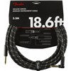 Fender Deluxe 18.6ft Angled Tweed Instrument Cable