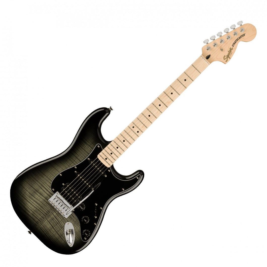 Fender Squier Affinity Flame Maple Top Stratocaster - Black Burst