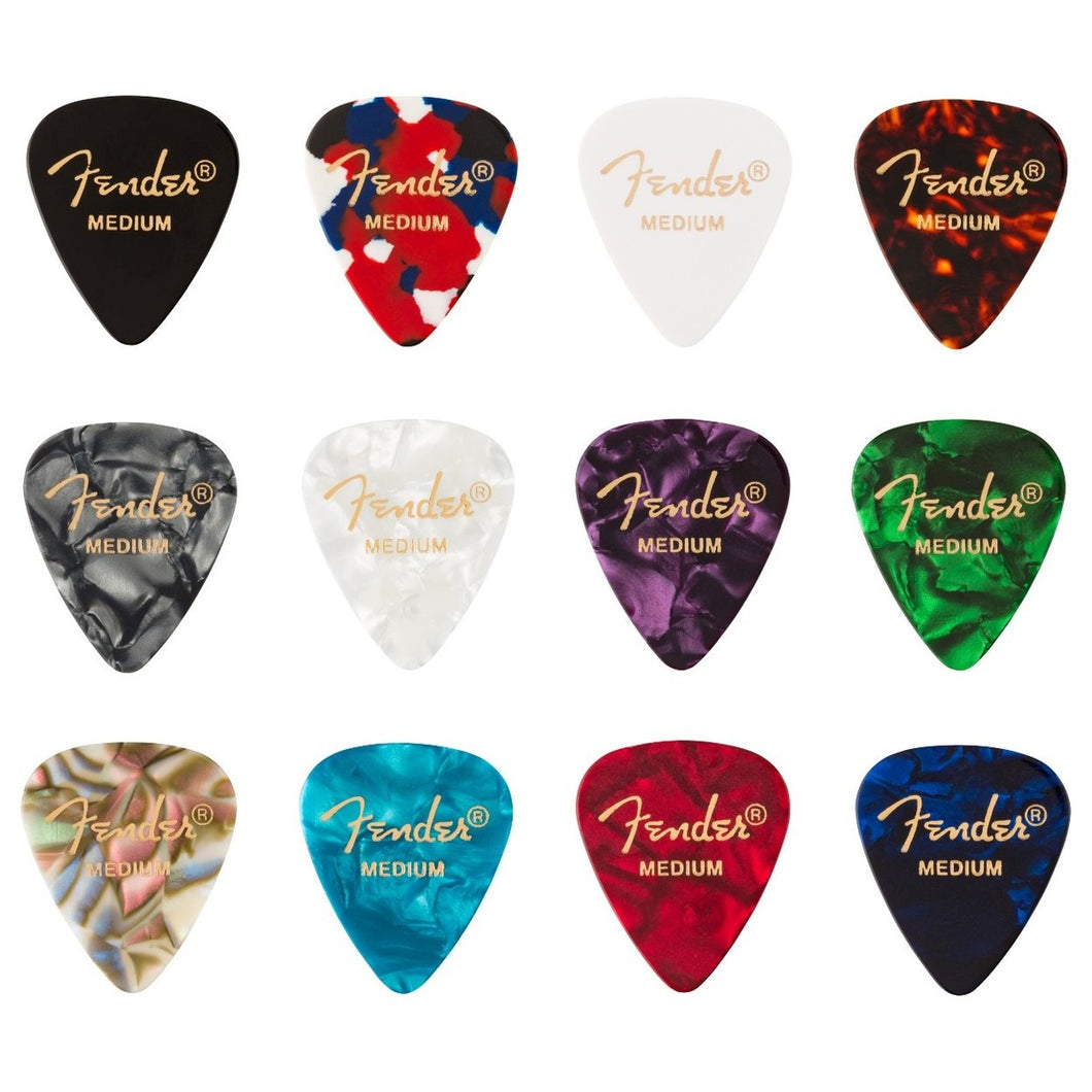 Fender Celluloid Medley (12 Picks)