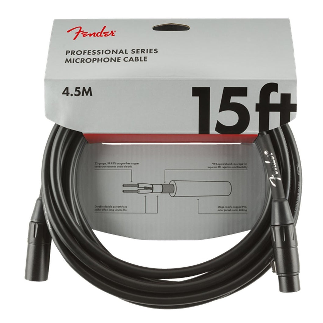 Fender Professional Series 15ft Microphone Lead