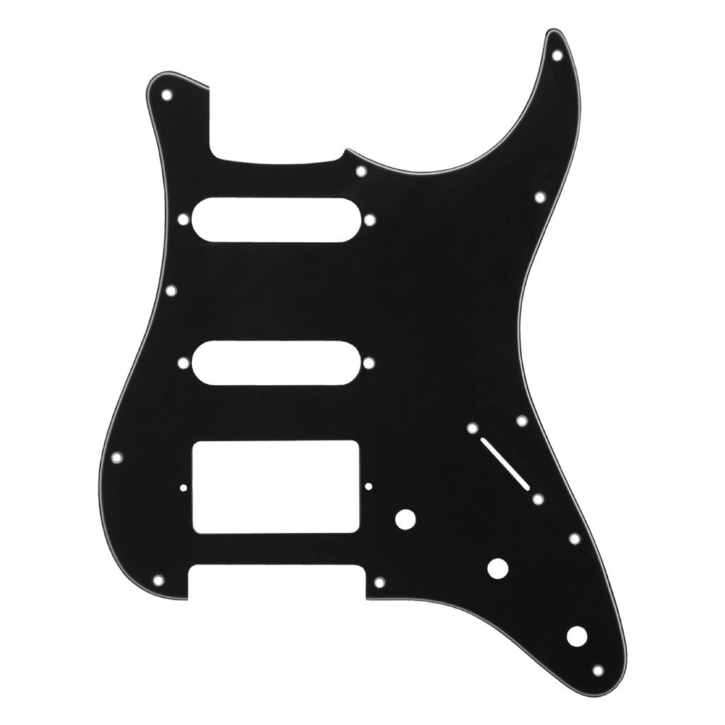 Guitar Man Stratocaster HSS Pickguard - Black