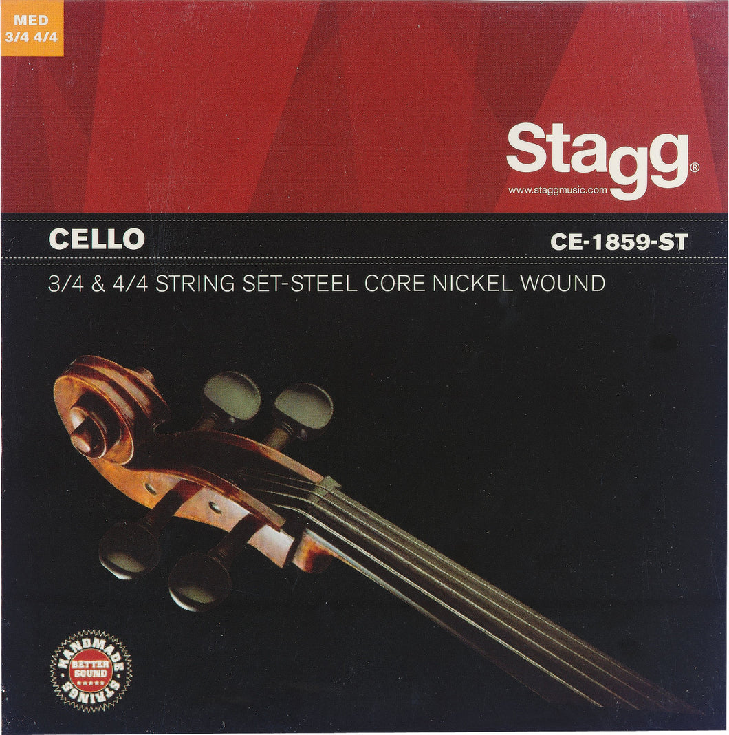 Stagg 3/4 Size - 4/4 Size Cello Strings - CE-1859-ST