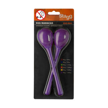Load image into Gallery viewer, Stagg Large Plastic Egg Maracas - Purple
