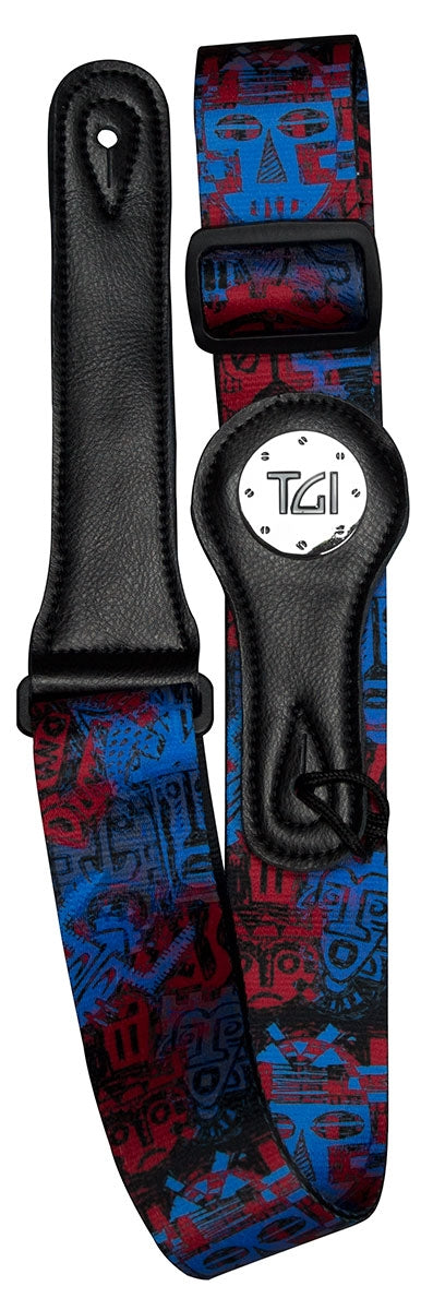TGI Design Strap - Tribal Mask Blue