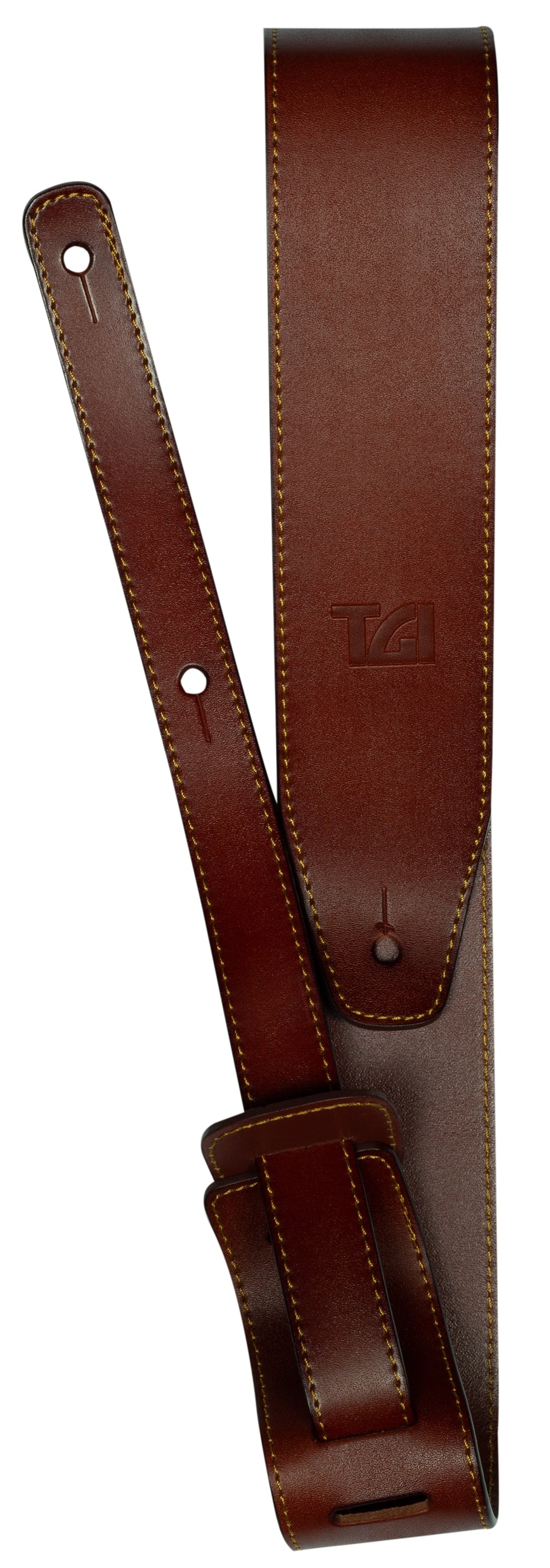 TGI Leather Guitar Strap - Brown