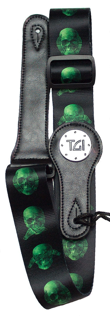 TGI Design Strap - Skull Green