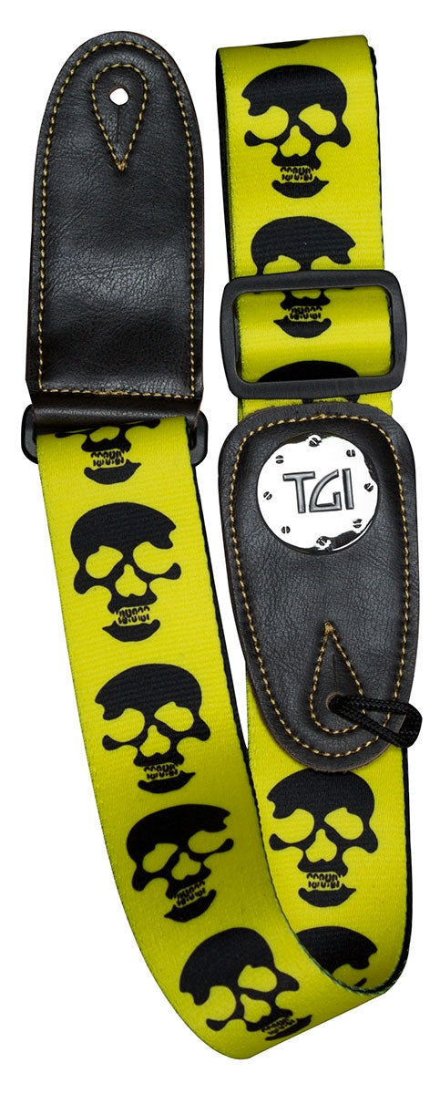 TGI Design Strap - Skull Yellow