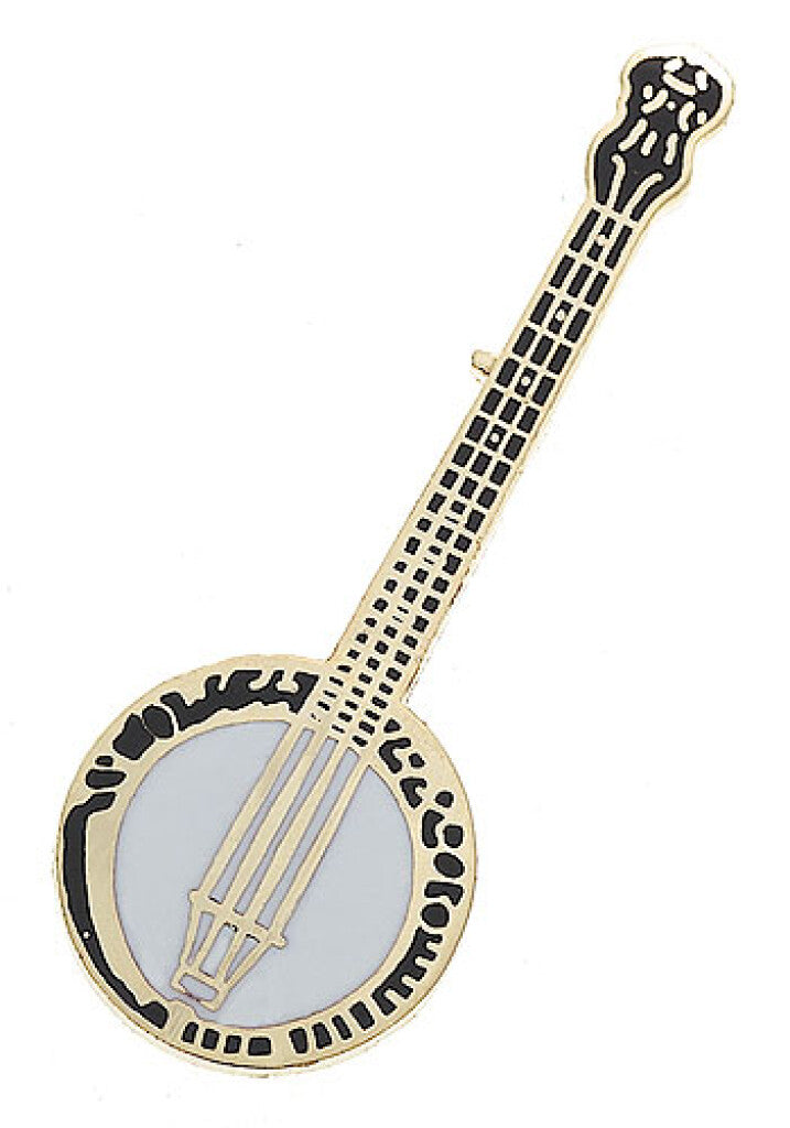 Banjo Music Pin