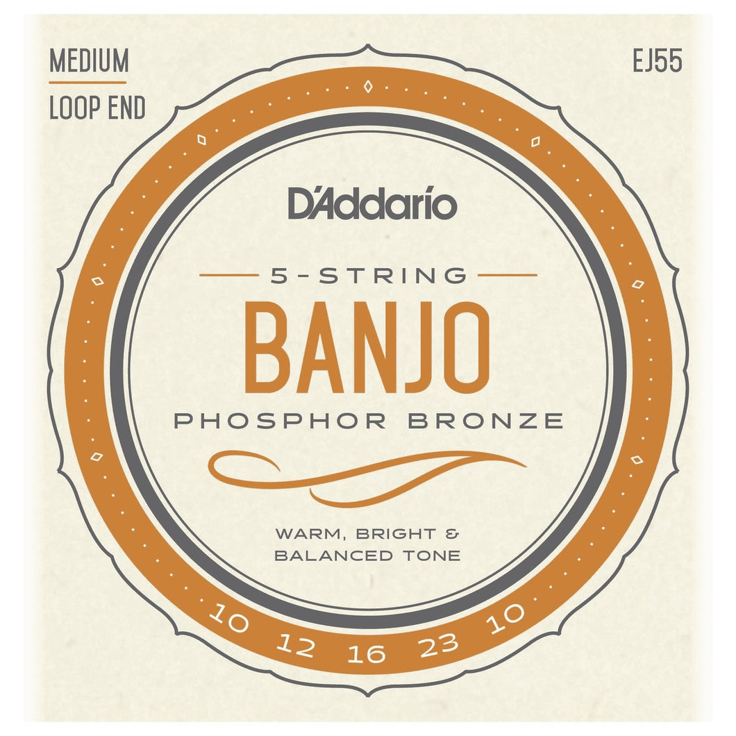 DAddario 5 String Banjo EJ55