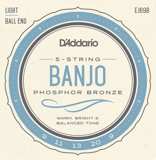 DAddario EJ69B 5-String Phosphor Banjo