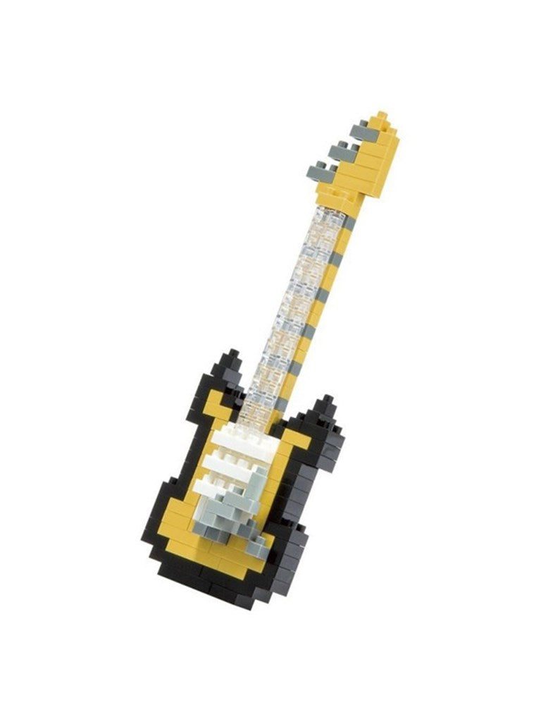 Nanoblock Black & Yellow Electric Guitar