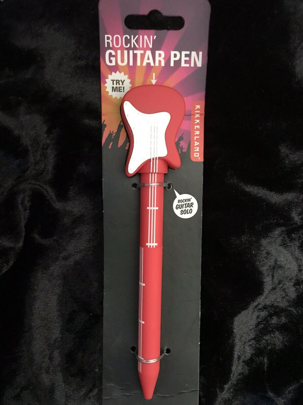 Rockin Guitar Pen - Red