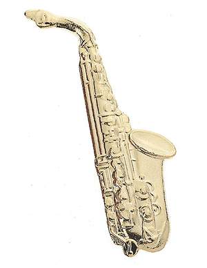 Saxophone Music Pin