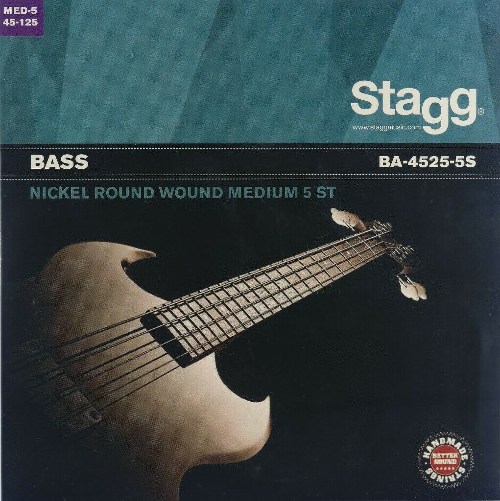 Stagg 5-String Bass Strings Medium 45-125 - BA-4525-5S