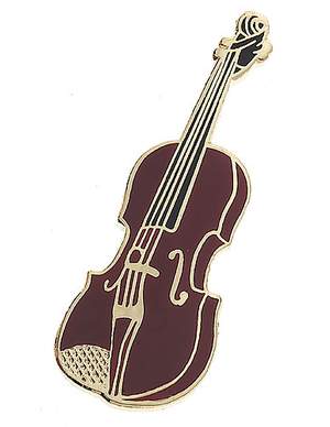 Violin Music Pin
